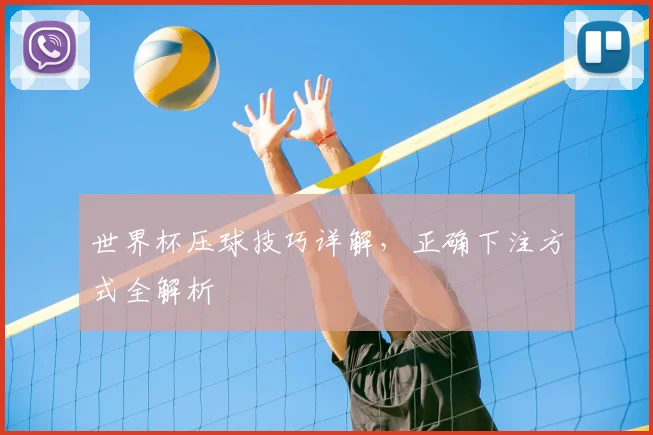 世界杯压球技巧详解，正确下注方式全解析