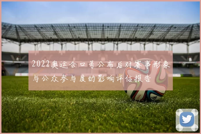 2022奥运会口号公布后对赛事形象与公众参与度的影响评估报告